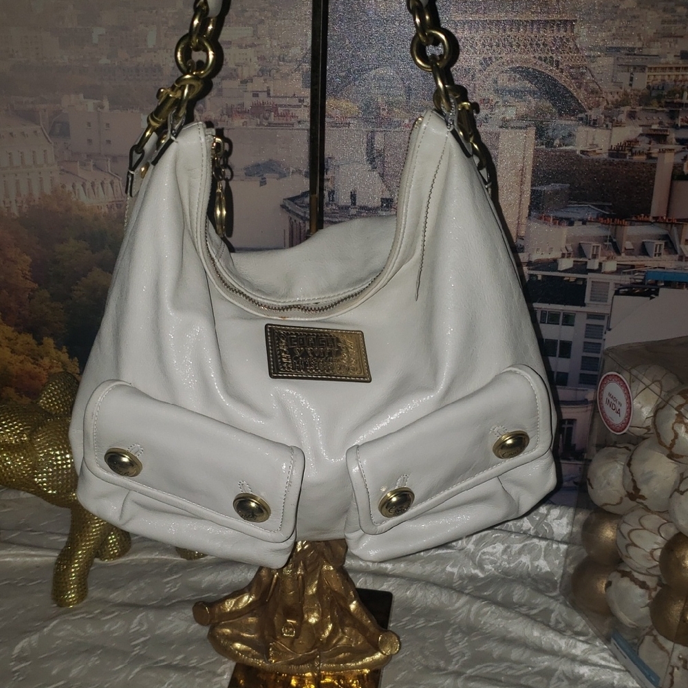 Coach POPPY cream shoulderbag